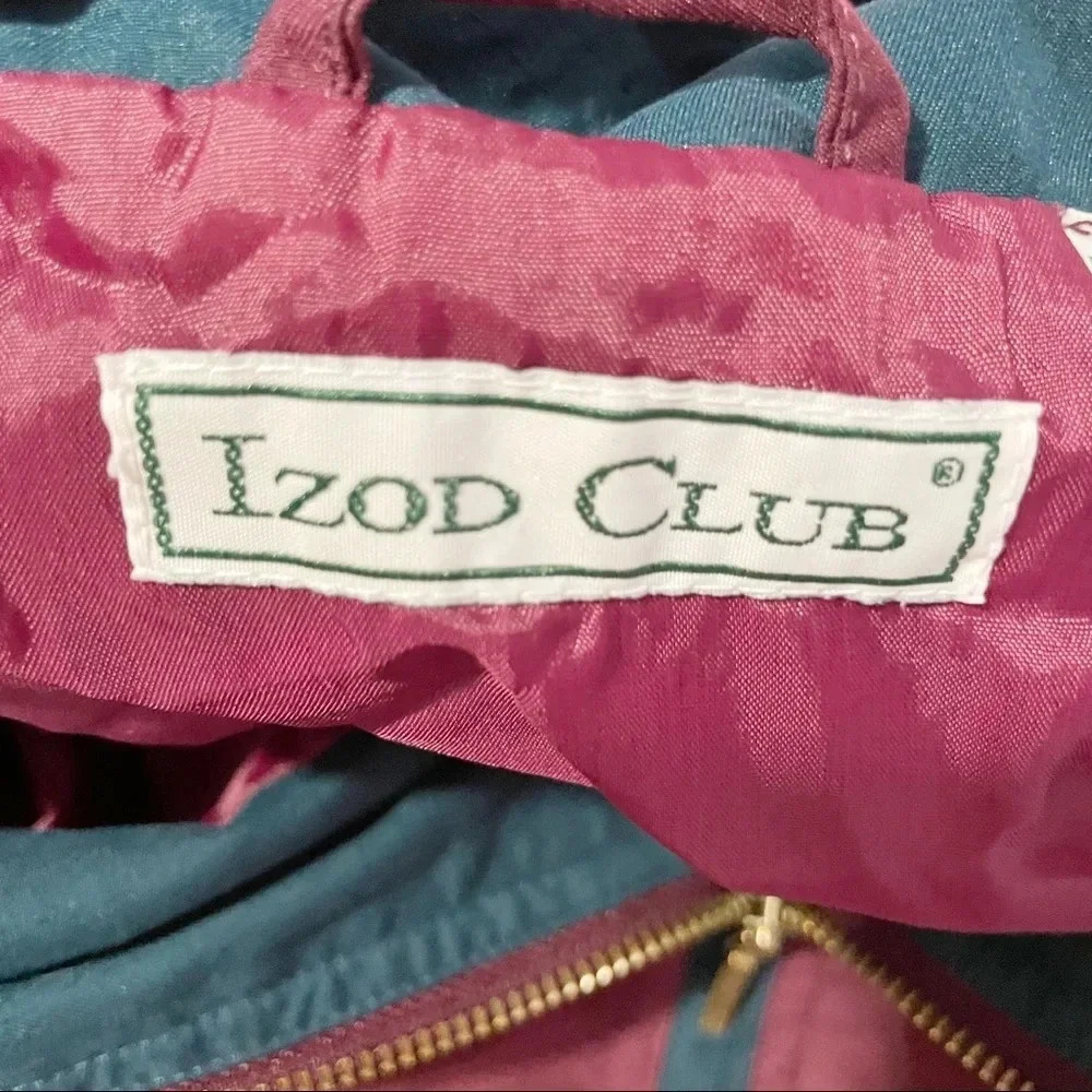 VTG 90's Izod Club half zip pullover jacket - Picture 5 of 5